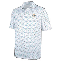 KD M Azure Polo WHT