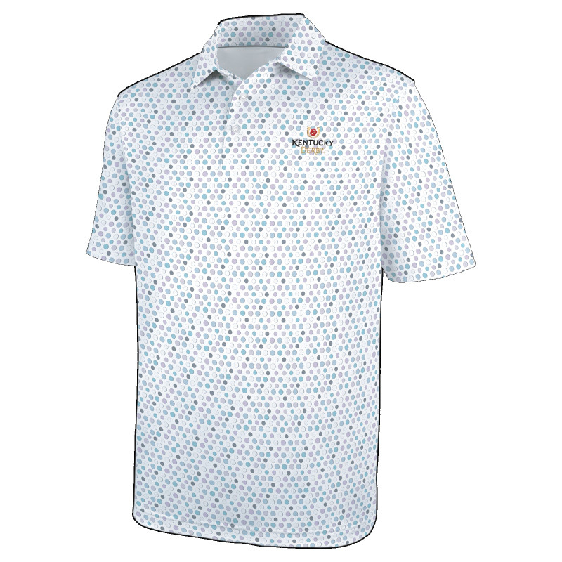 KD M Azure Polo WHT
